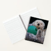 Niedlich Playful Sea Otters Notizblock (Innenseite)