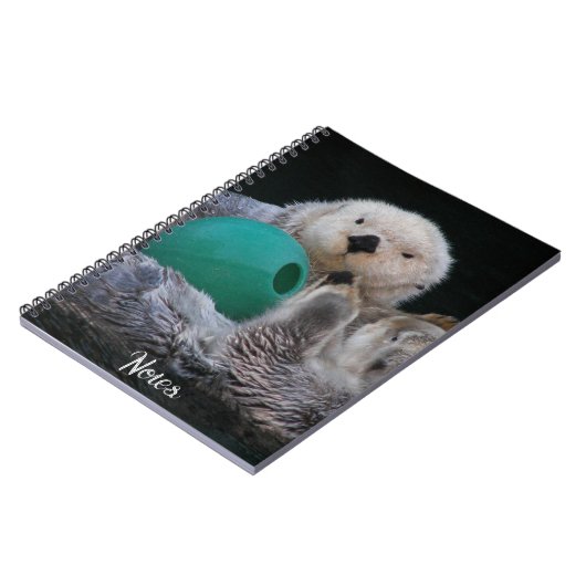 Niedlich Playful Sea Otters Notizblock (Linke Seite)