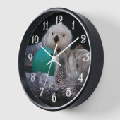 Niedlich Playful Sea Otters Uhr (Winkel)