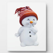 NIEDLICH PLAYFUL SNOWMAN FOTOPLATTE (Vorderseite)