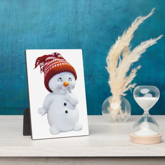 NIEDLICH PLAYFUL SNOWMAN FOTOPLATTE (Seite)