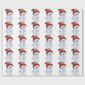 NIEDLICH PLAYFUL SNOWMAN GESCHENKPAPIER (Flach)