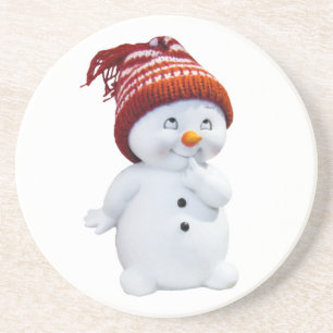 NIEDLICH PLAYFUL SNOWMAN GETRÄNKEUNTERSETZER