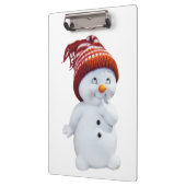 NIEDLICH PLAYFUL SNOWMAN KLEMMBRETT (Links)
