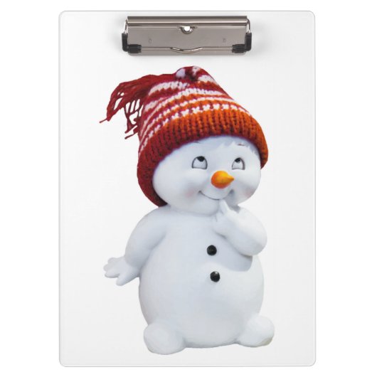 NIEDLICH PLAYFUL SNOWMAN KLEMMBRETT (Vorderseite)