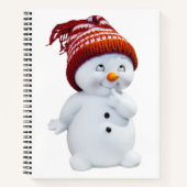 NIEDLICH PLAYFUL SNOWMAN NOTIZBLOCK (Vorderseite)