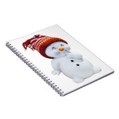 NIEDLICH PLAYFUL SNOWMAN NOTIZBLOCK (Rechte Seite)