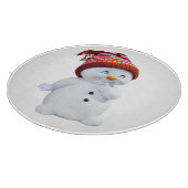 NIEDLICH PLAYFUL SNOWMAN SCHNEIDEBRETT (Ecke)