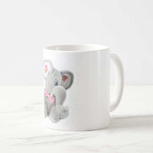 Niedlich Plush Elephant Kaffeetasse (VorderseiteRechts)