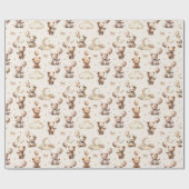 Niedlich Plush Teddy Bears Geschenkpapier (Flach)