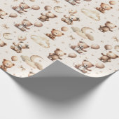 Niedlich Plush Teddy Bears Geschenkpapier (Ecke)