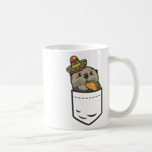 Niedlich Pocket Otter Cinco De Mayo Shirt Mexikos Kaffeetasse