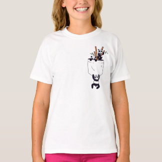 Niedlich Pocket Panda Bears T-Shirt