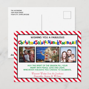 Niedlich Politisch Korrekt Lustig 3 Foto Feiertagspostkarte