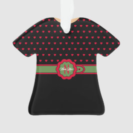 Niedlich Polka Dot Belted Dress Weihnachtsdekorati Ornament