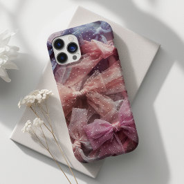 Niedlich Polka Dot Bow Whimsical Case-Mate iPhone 14 Pro Max Hülle