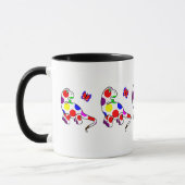 Niedlich Polka Dot Dinosaur Tasse (Links)