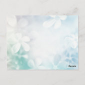 Niedlich Polka dot Ladybug Blue Daisy Kindergeburt Postkarte (Rückseite)