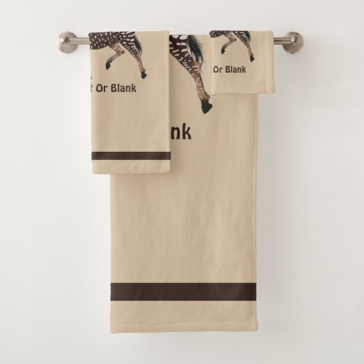 Niedlich Polka Dot Zebra Badhandtuch Set (Insitu)