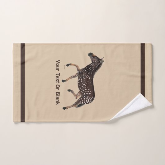 Niedlich Polka Dot Zebra Badhandtuch Set (Handtuch)