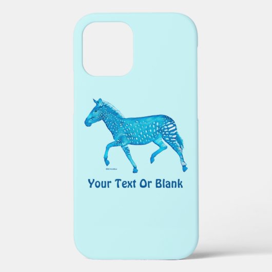 Niedlich Polka Dot Zebra - Blau Case-Mate iPhone Hülle (Rückseite)
