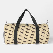 Niedlich Polka Dot Zebra Duffle Bag (Rückseite)