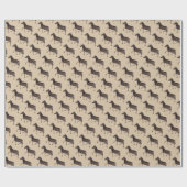 Niedlich Polka Dot Zebra Geschenkpapier (Flach)