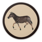 Niedlich Polka Dot Zebra Keramik Knob Keramikknauf (Vorderseite)