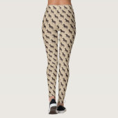 Niedlich Polka Dot Zebra Leggings (Rückseite)