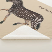 Niedlich Polka Dot Zebra Sherpadecke (3/4)