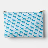 Niedlich Polka Dot Zebra Zubehörtasche (Rückseite)