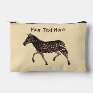 Niedlich Polka Dot Zebra Zubehörtasche