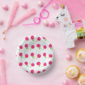 Niedlich Polka Dots Geburtstagsparty Pappteller (Party)