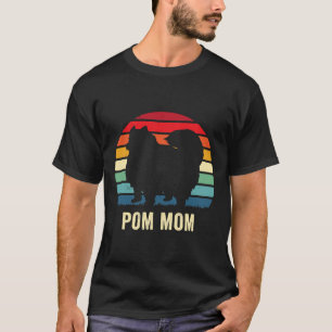 Niedlich Pom Dog Mama Funny Spitz Besitzer der Hau T-Shirt