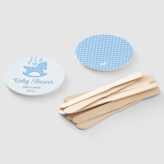 Niedlich Pony Baby Dusche Fächer (Non-assembled)