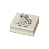 Niedlich Pony Buchzeichen Gummistempel (Stempel)