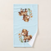Niedlich Pony Eating Daisies Badhandtuch Set (Handtuch)