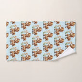 Niedlich Pony Eating Daisies Badhandtuch Set (Handtuch)