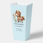 Niedlich Pony Eating Daisies Geburtstag Vielen Dan Geschenkschachtel (Rückseite)