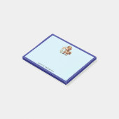 Niedlich Pony Eating Daisies Post-it Klebezettel (angewinkelt)