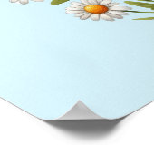 Niedlich Pony Eating Daisies Poster (Ecke)