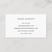 Niedlich Pony Eating Daisies Visitenkarte (Rückseite)