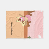 Niedlich Pony Fleecedecke (Vorderseite (Horizontal))