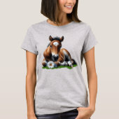 Niedlich Pony Foal T-Shirt (Vorderseite)