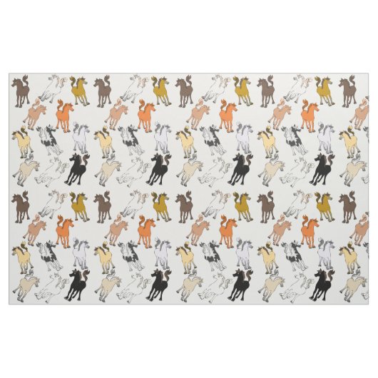 Niedlich Pony Mix Stoff (Yard (91,4 cm))