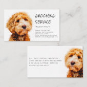 Niedlich Poodle Dog Grooming Shop (mit Servicekart Visitenkarte (Vorne/Hinten)