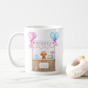 Niedlich Poodle Puppy Kissing Booth Personalisiert Kaffeetasse