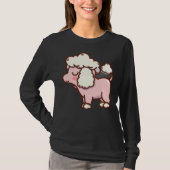 Niedlich Poodle T-Shirt (Vorderseite)