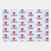 Niedlich Pool Party Whimsisical Beach Balls Funny Geschenkpapier Set (Vorderseite 2)