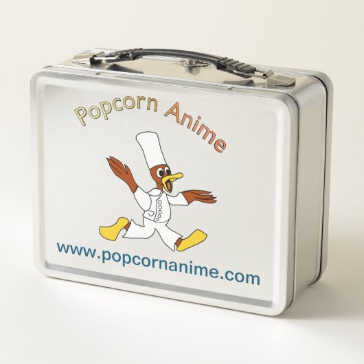 Niedlich Popcorn Anime Koch Ducky Kazoo Lunchbox (Rückseite)